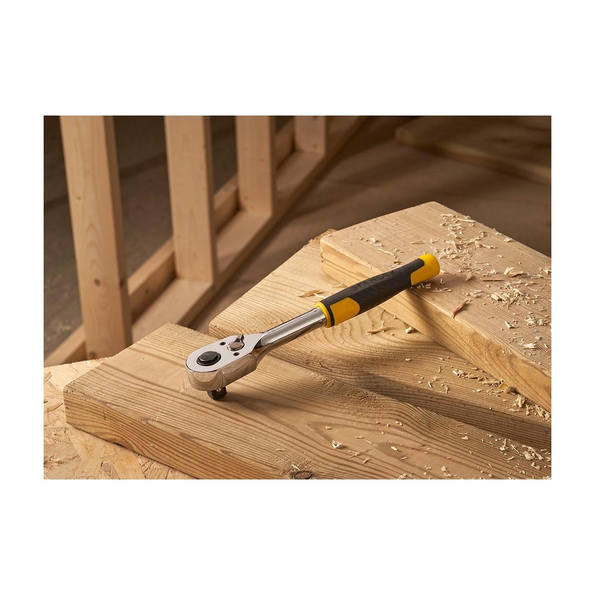 Stanley STMT82665-0 chiave a cricchetto 8,34 mm 1 pz Nero, Giallo 72
