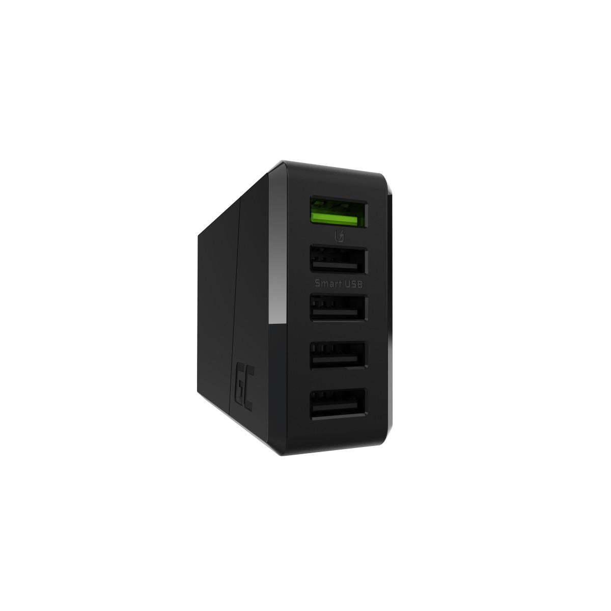Green Cell CHARGC05 Caricabatterie per dispositivi mobili Universale Nero AC Ricarica rapida Interno