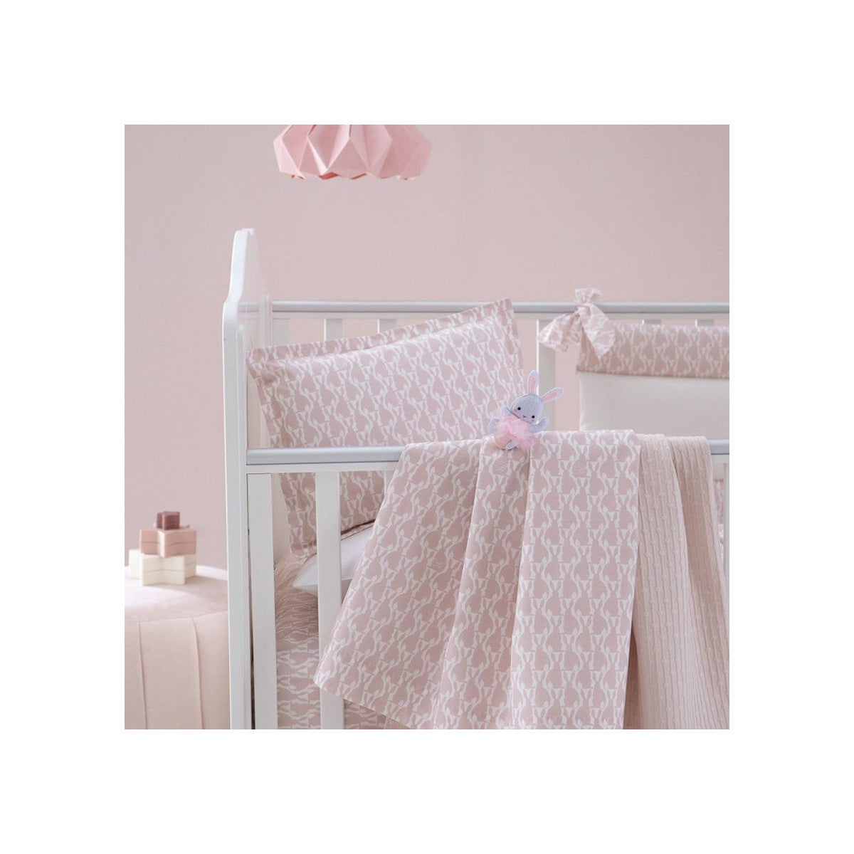 Baby Idea Set Lenzuola Culla Lcfr 3 Pezzi Fantasia Rosa