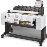 HP 3XB78A Stampante T2600 Grandi Formati Getto d'Inchiostro a Colori 2400x1200 DPI A0 841x1189 mm LAN Bianco Nero