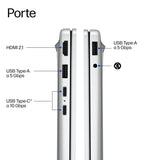 HP E0BL2EA laptop Copilot+ PC Intel Core Ultra 5 Computer portatile 40,6 cm (16") 2K 16 GB DDR5-SDRAM 512 GB SSD Wi-Fi 7 (802.11be) Windows 11 Home Grigio, Argento