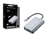 Conceptronic DONN21G replicatore di porte e docking station per laptop Cablato USB 3.2 Gen 1 (3.1 Gen 1) Type-C Grigio