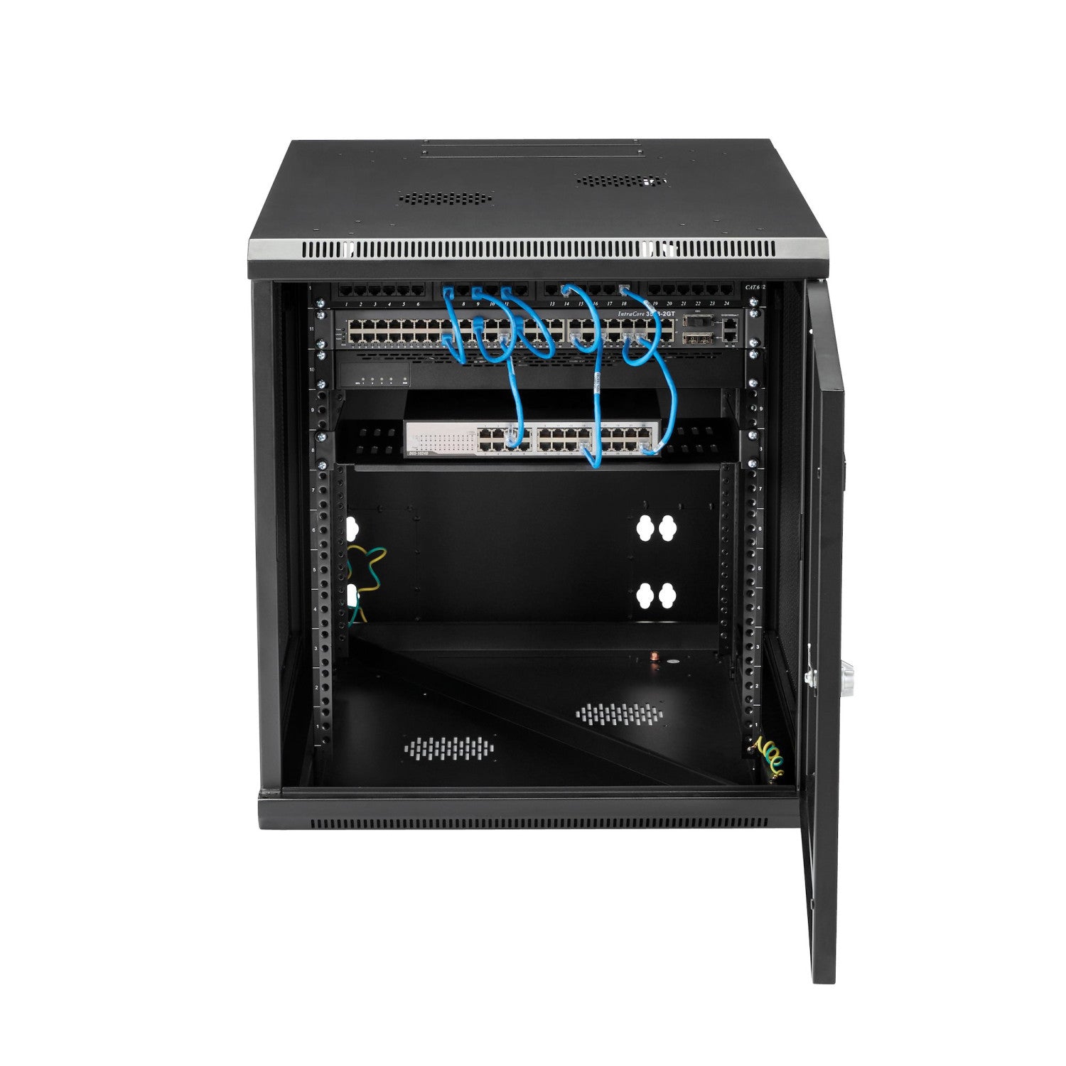 StarTech.com RK1232WALHM rack Da parete Nero