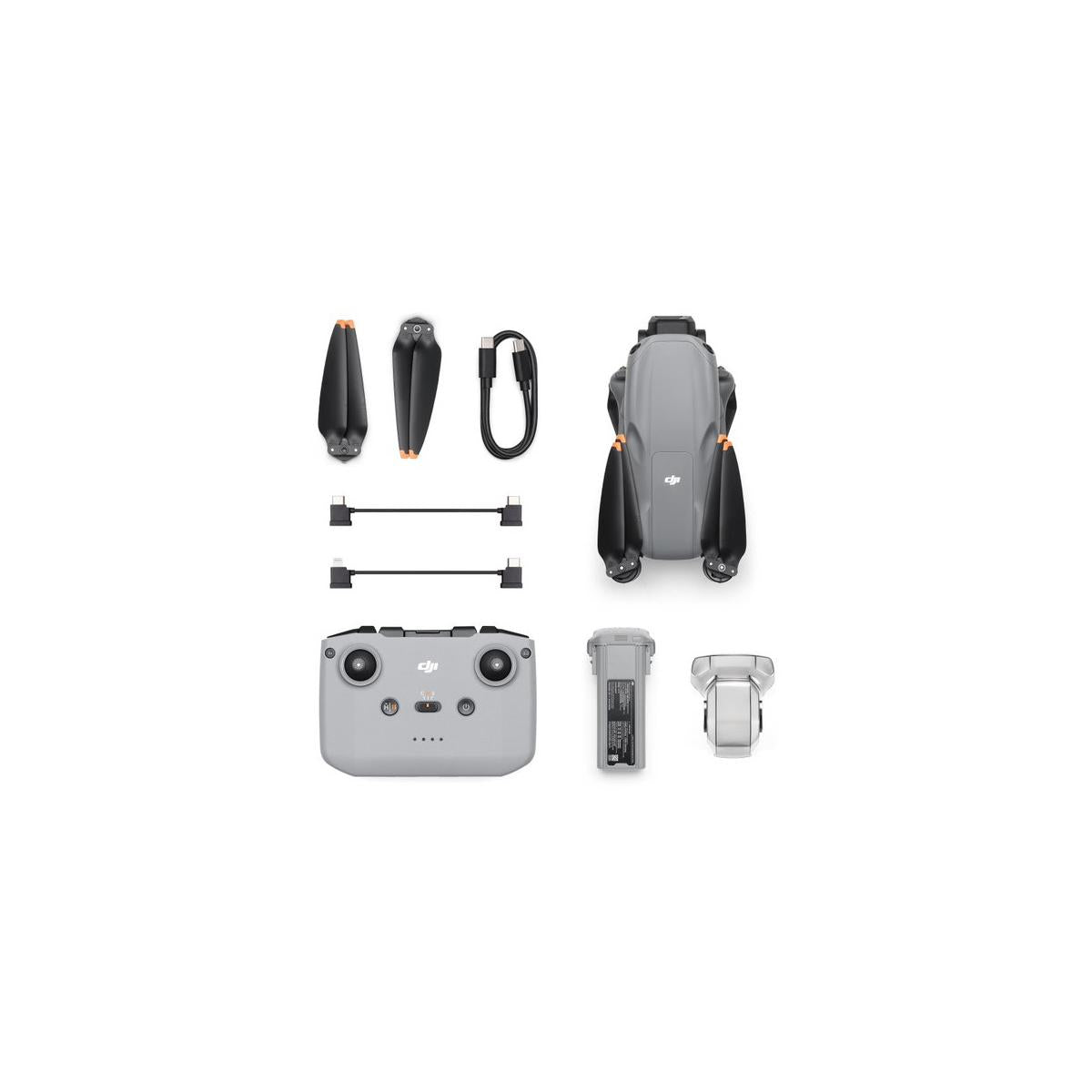 DJI Air 3s RC-N3 4 rotori Quadrirotore 50 MP 3840 x 2160 Pixel 4276 mAh Grigio