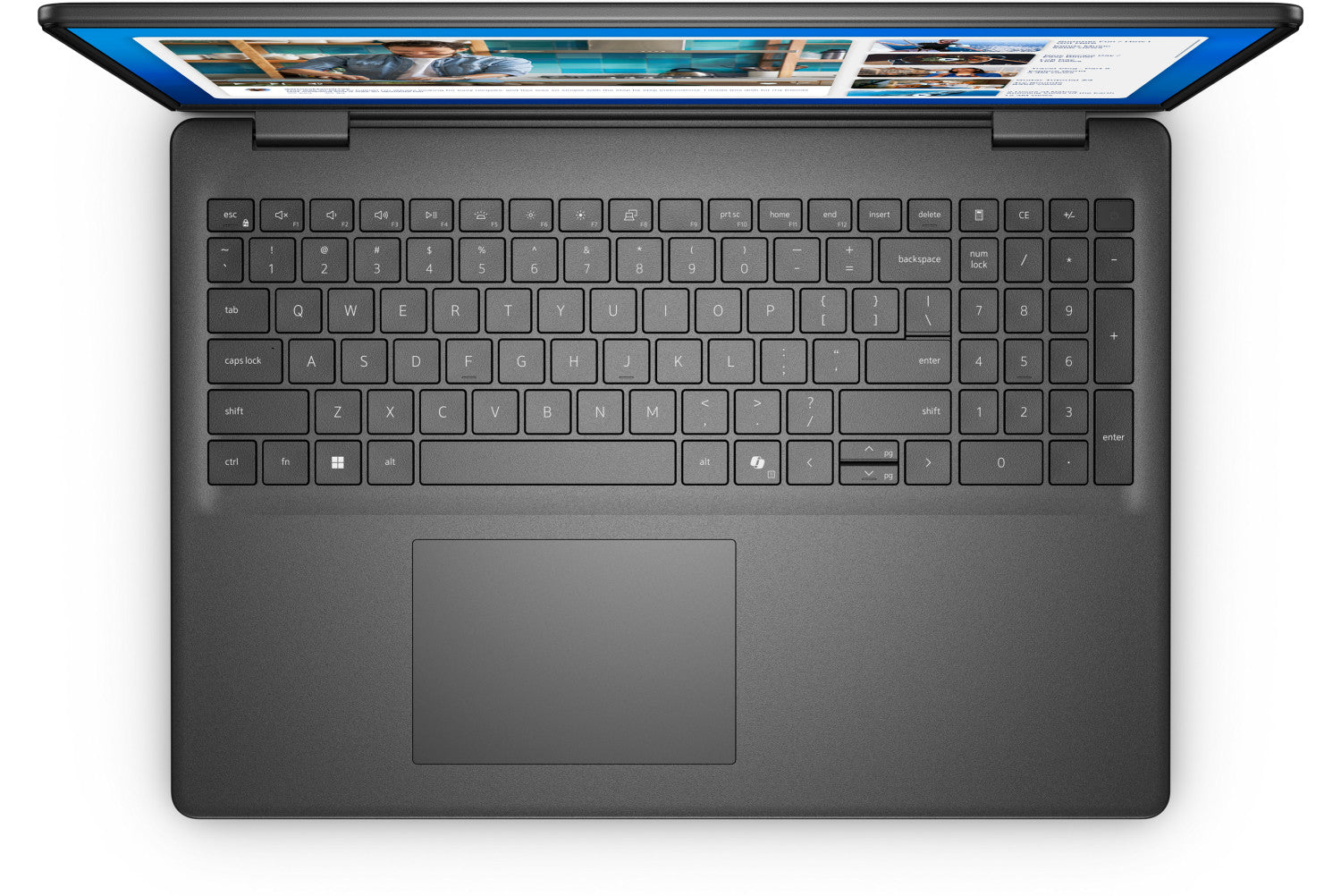 DELL DC16250 Intel Core 7 150U Computer portatile 40,6 cm (16") Full HD 16 GB DDR5-SDRAM 512 GB SSD Wi-Fi 6 (802.11ax) Windows 11 Pro Italiano Nero