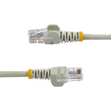 StarTech.com Cavo di Rete da 50cm Grigio Cat5e Ethernet RJ45 Antigroviglio