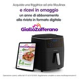 Moulinex AL2018 Friggitrice ad Aria 6,5L, Friggitrice ad Aria Calda, Colore Nero