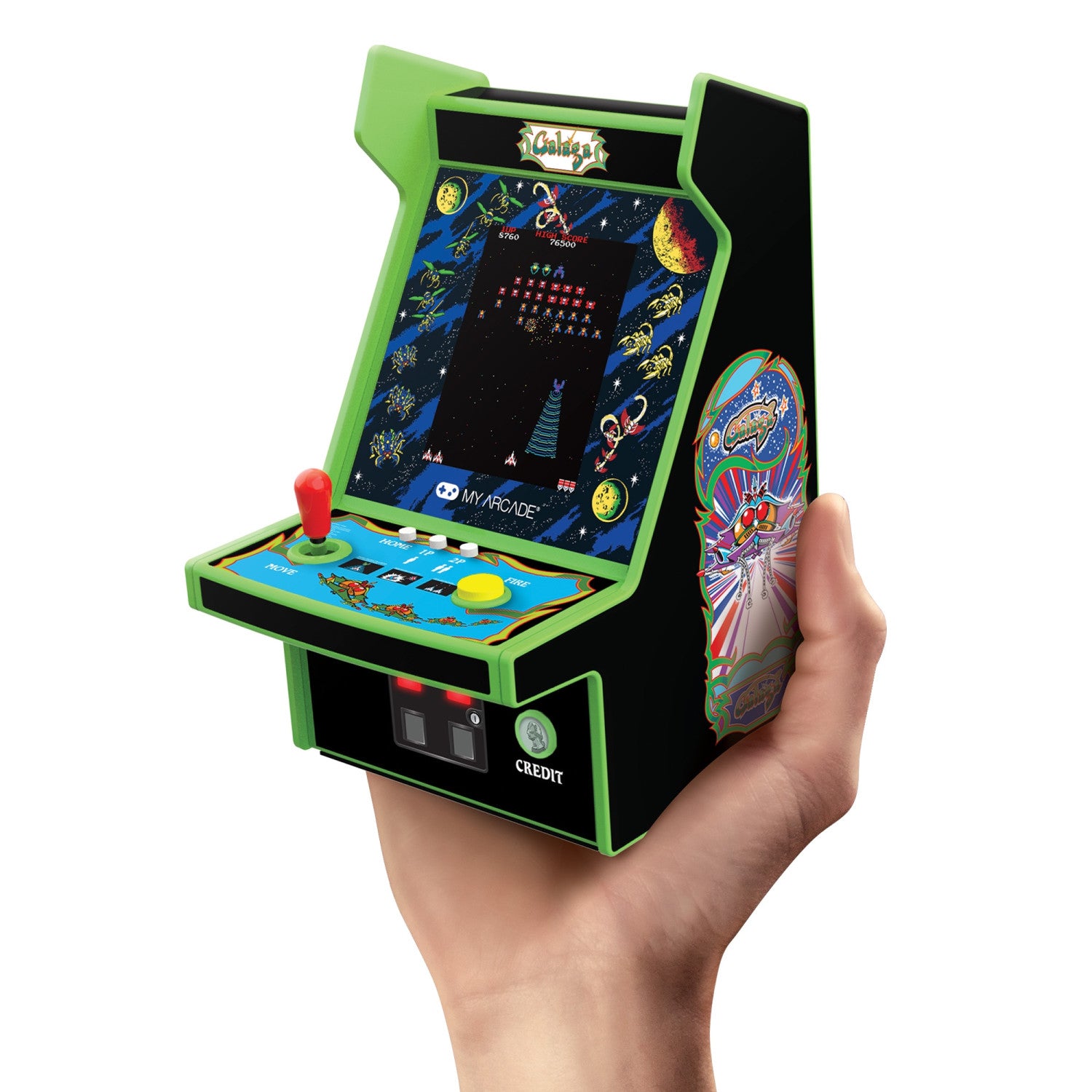 My Arcade GALAGA Micro Player Pro console da gioco portatile 6,98 cm (2.75 pollici) Multicolore