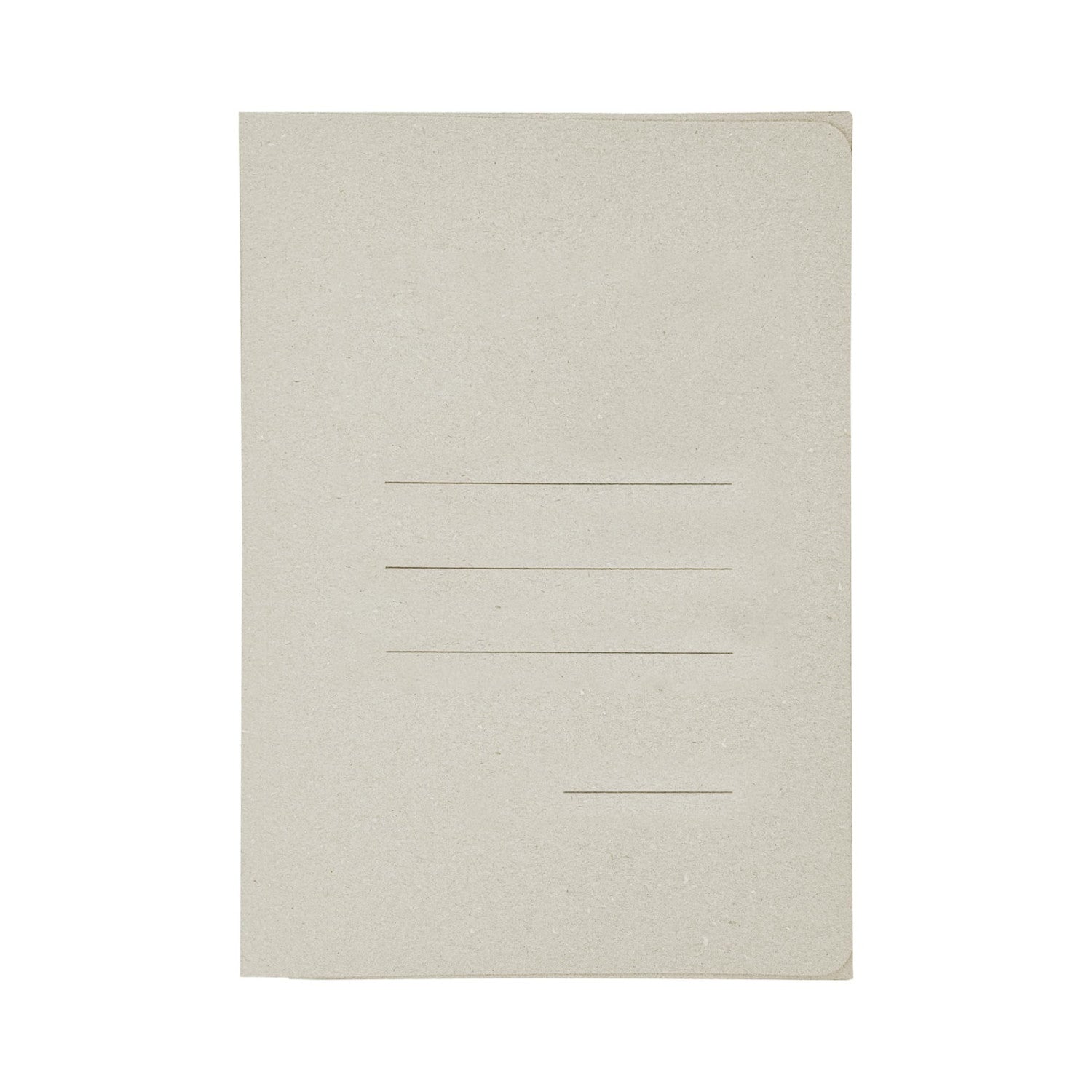 Blasetti Cart-Eco Cartelline 3 Lembi Grigio in Cartoncino Riciclato 180 gr/m² Formato 25x33,5 cm - Confezione 50 Pezzi