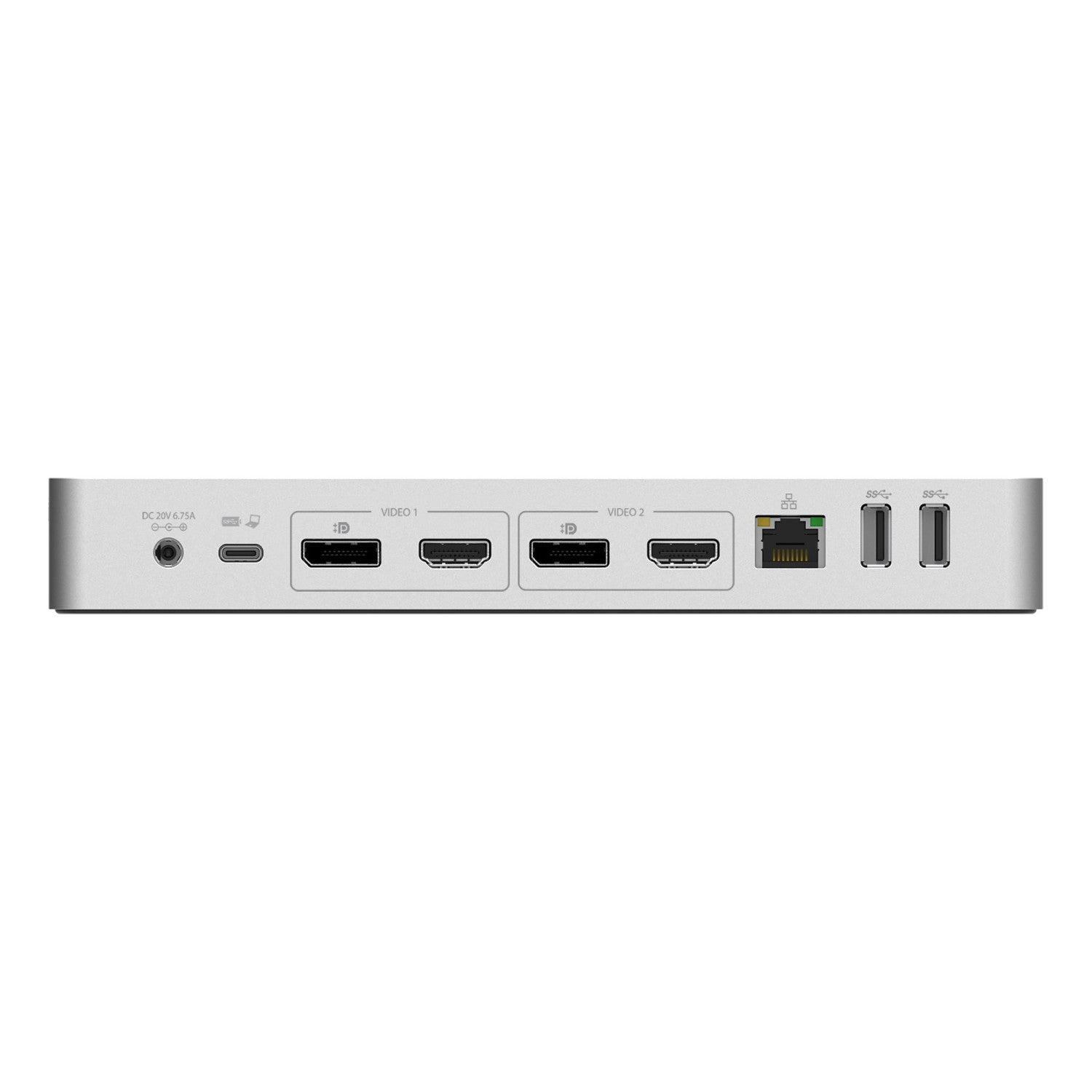 StarTech.com Docking station USB-C e USB-A - Docking station universale per portatili, doppio 4K DP e HDMI, 60W PD, Mac/Windows/Chrome OS, Hub 4x USB 5Gbps, GbE