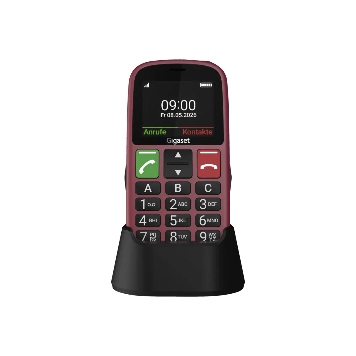 Gigaset GL30 5,59 cm (2.2") 106 g Rosso Telefono per anziani