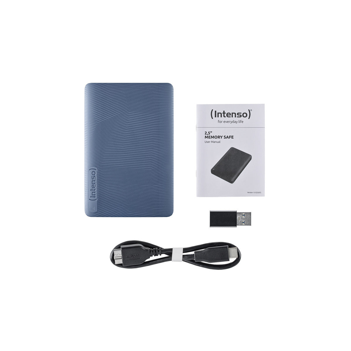 Intenso Memory Safe disco rigido esterno 2 TB, blu