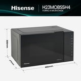 Hisense H23MOBS5H4 forno a microonde Nero Solo microonde Superficie piana 23 L 800 W