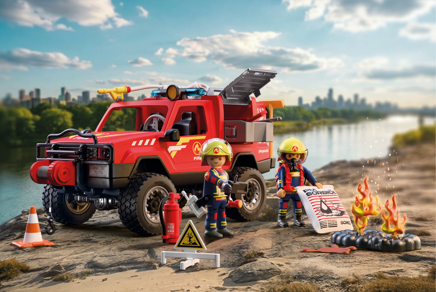 Playmobil Feuerwehr-Pickup
