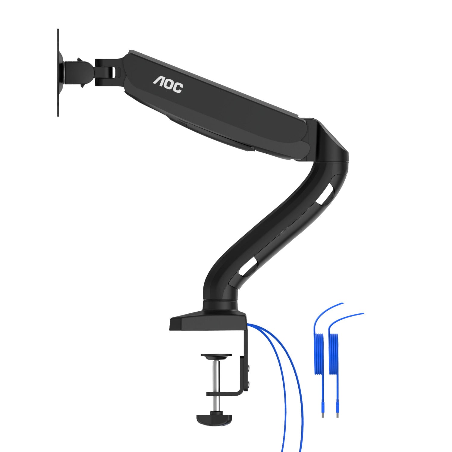 AOC AS110DX supporto da tavolo per Tv a schermo piatto 81,3 cm (32") Nero Scrivania