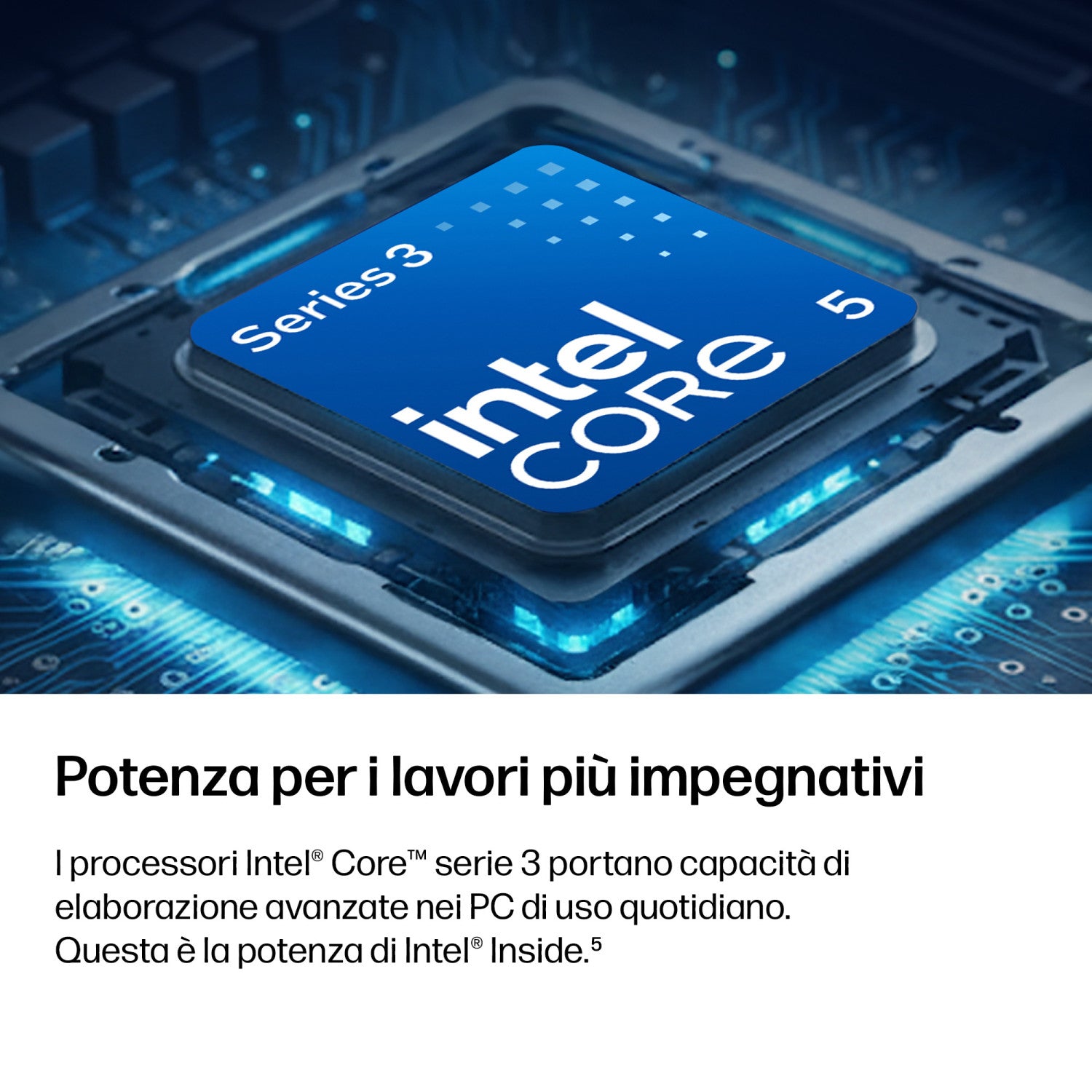 HP E4EU4EA PC/stazione di lavoro Intel Core 5 16 GB LPDDR5x-SDRAM 512 GB SSD Windows 11 Home Mini PC AI PC Bianco