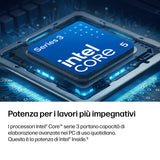 HP E4EU4EA PC/stazione di lavoro Intel Core 5 16 GB LPDDR5x-SDRAM 512 GB SSD Windows 11 Home Mini PC AI PC Bianco