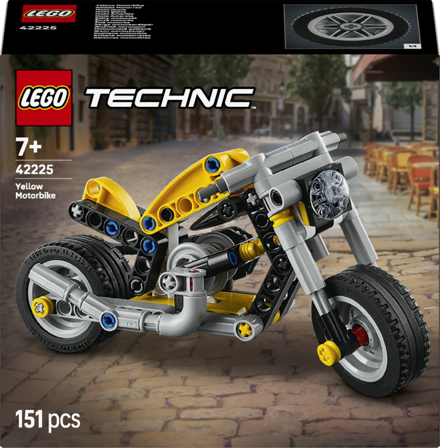 LEGO Technic Moto Gialla 42225