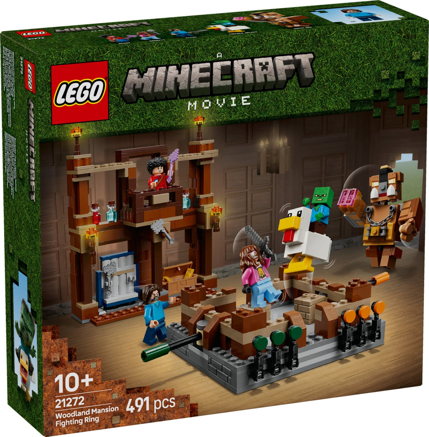 LEGO Minecraft 21272 Magione della Foresta Set Costruzioni 10 Anni 491 Pezzi