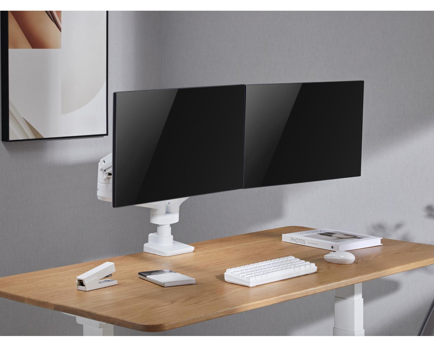 Equip 650183 supporto da tavolo per Tv a schermo piatto 88,9 cm (35") Bianco Scrivania