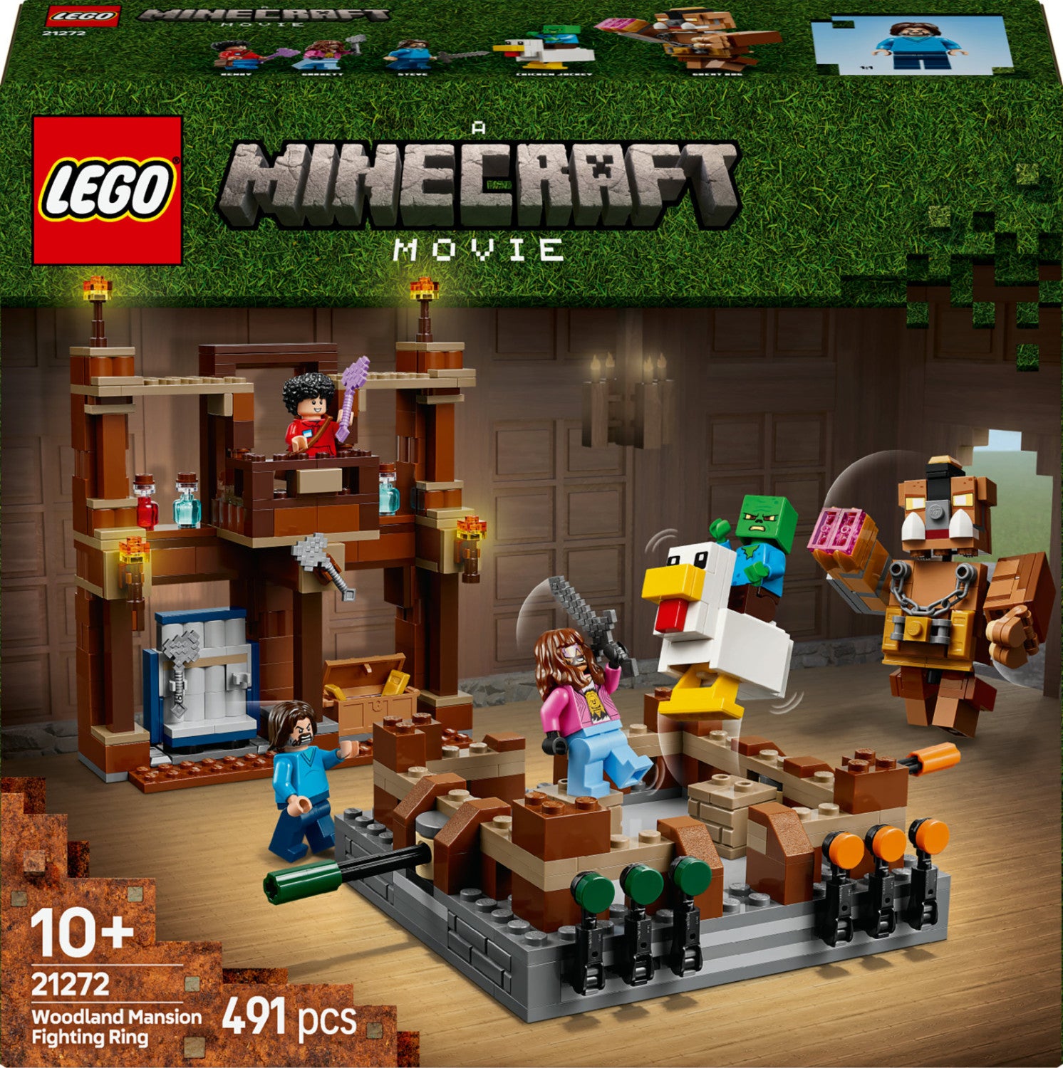 LEGO Minecraft 21272 Magione della Foresta Set Costruzioni 10 Anni 491 Pezzi
