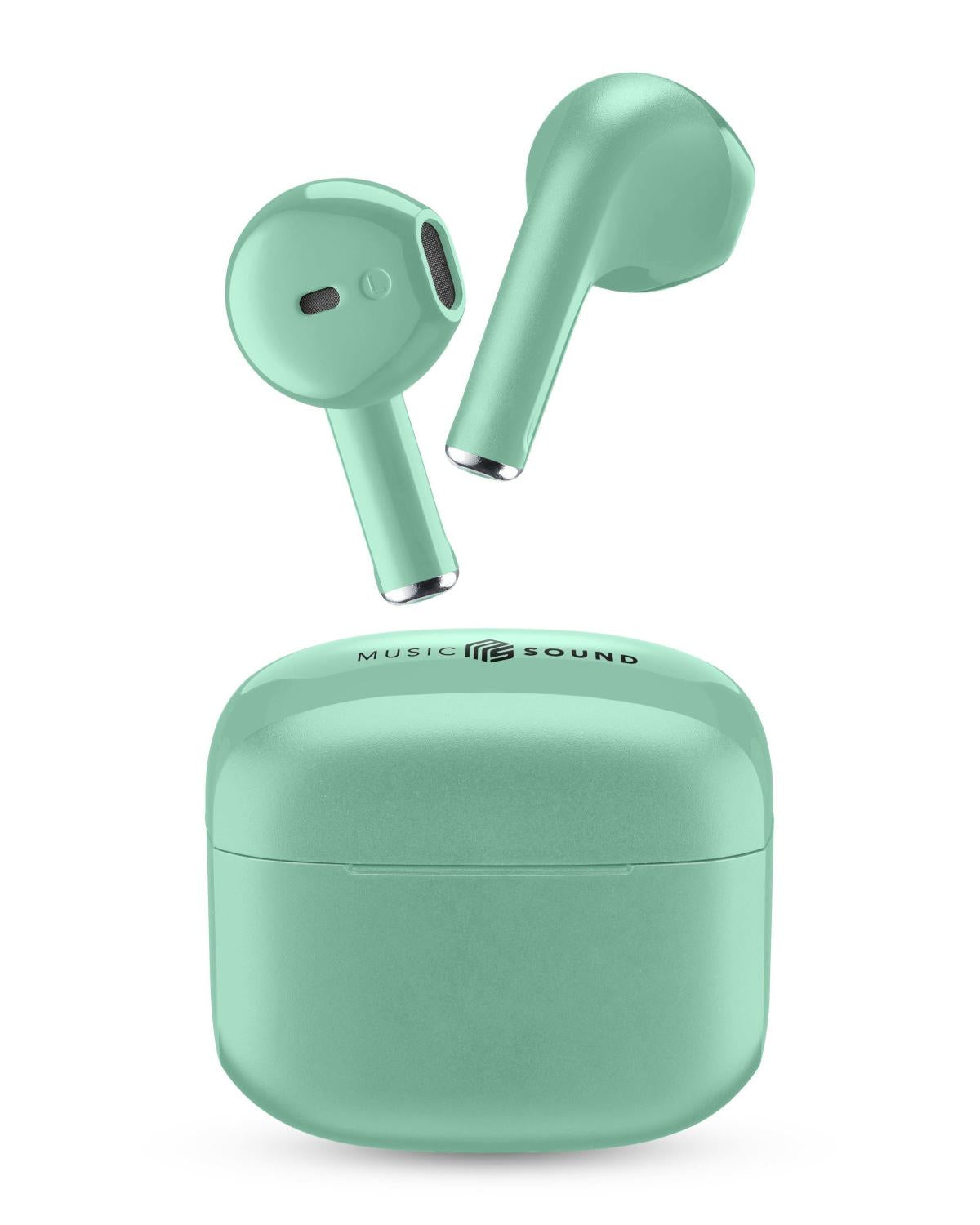 Cellularline Music Sound Swag Auricolari Wireless Earphones Bluetooth Verde