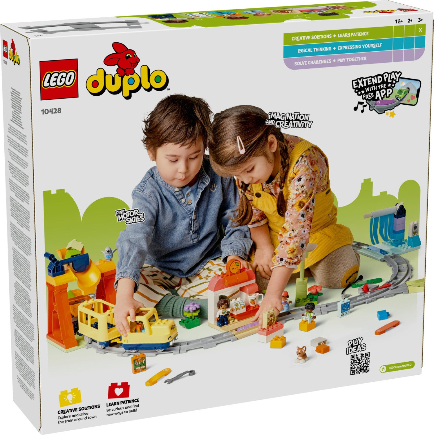 LEGO DUPLO 10428 Treno Comunitario Interattivo 103 Pezzi Bambini 3 Anni