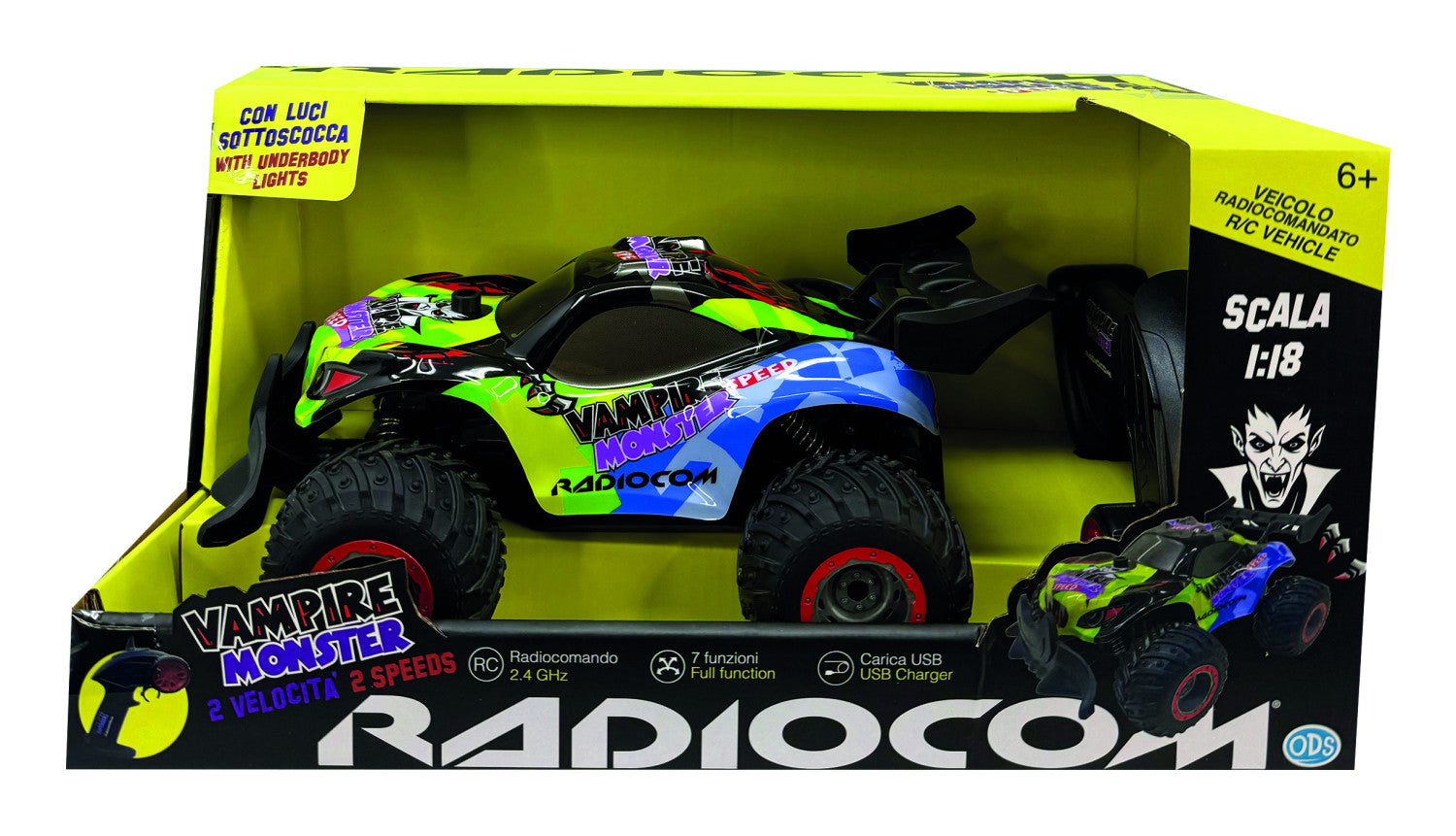 Radiofly 39017RAD modellino radiocomandato (RC) Auto Motore elettrico 1:18