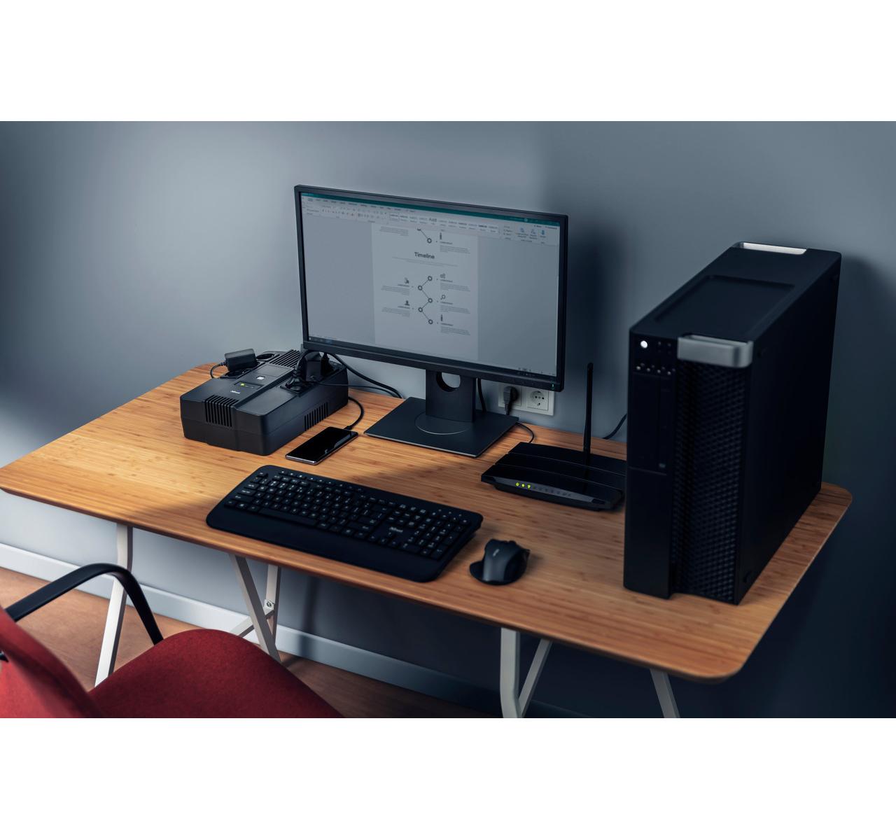 Trust Maxxon gruppo di continuità (UPS) 0,8 kVA 6 presa(e) AC