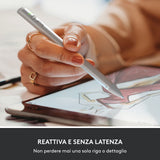 Logitech Crayon Penna Pencil Touchscreen per Apple Ipad Argento