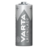Varta 04001 Batteria Alcalina. 1.5 Volts. Diametro 12mm. Altezza 30.2 mm. Confezione 1 pila Grigio