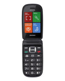 Brondi Raptor 7,11 cm (2.8") 106 g Nero, Metallico Telefono per anziani