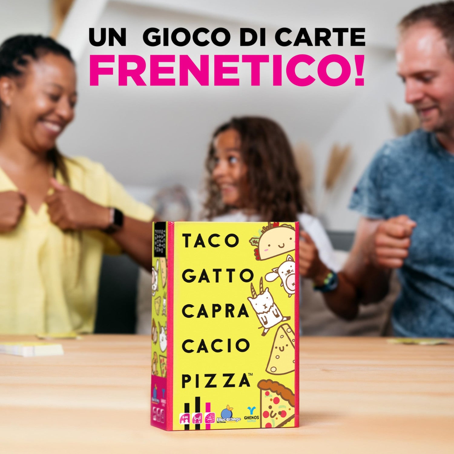 Ghenos Games Taco Gatto Capra Cacio Pizza