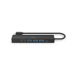 Hama 00200144 hub di interfaccia USB 3.2 Gen 1 (3.1 Gen 1) Type-C 5000 Mbit/s Nero