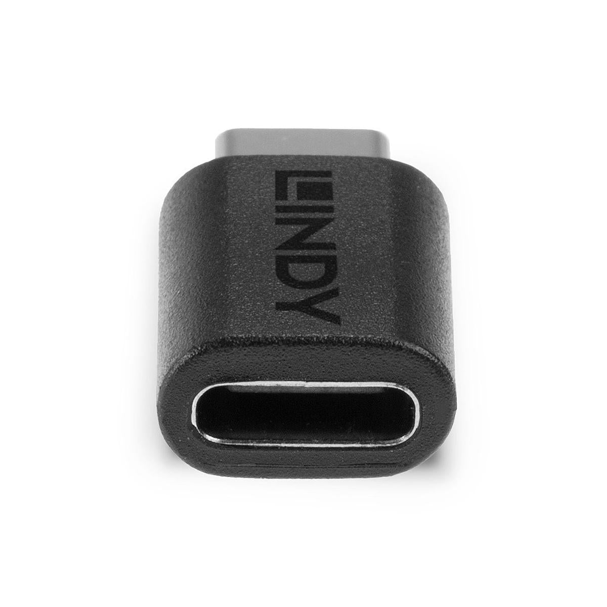 Lindy 41893 adattatore per inversione del genere dei cavi USB 3.2 Type C Nero