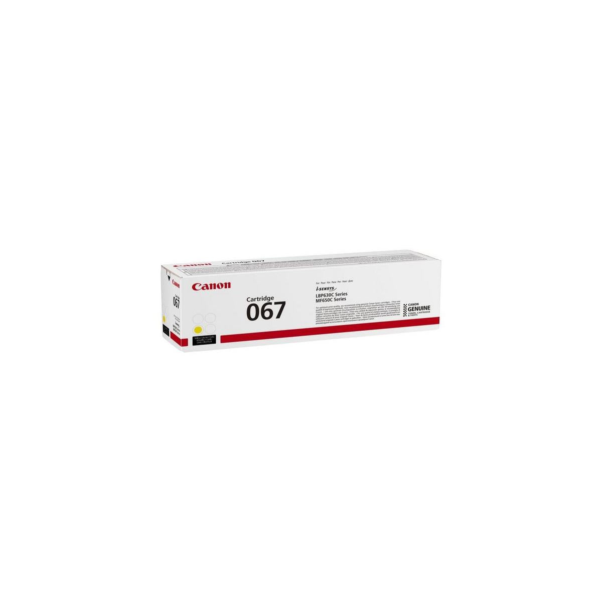 Canon 067 cartuccia toner 1 pz Originale Giallo