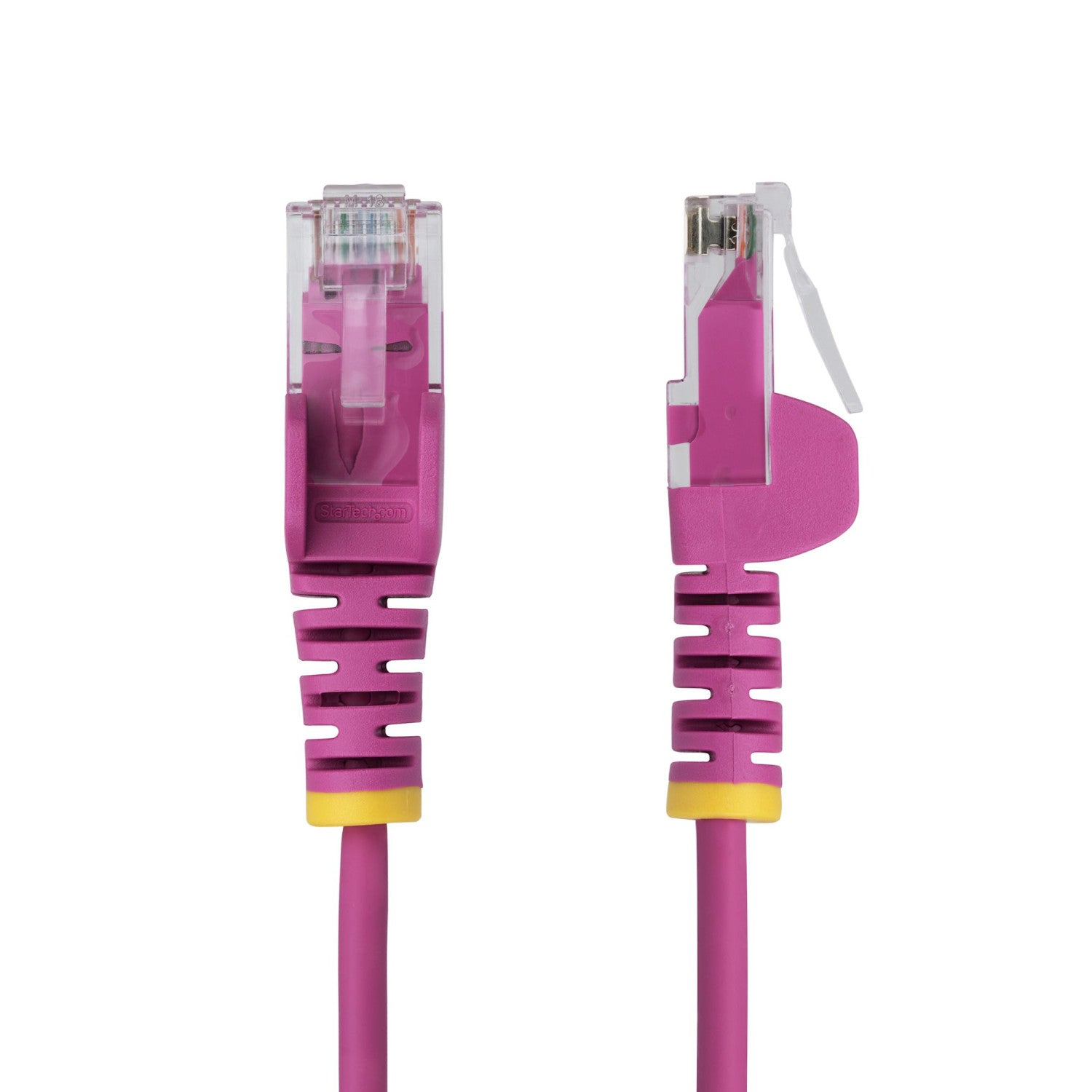 StarTech.com Cavo Ethernet CAT6 Rosa da 3m; Patch UTP con Plug RJ45 Antigroviglio e Rilievi di Trazione, Cavo Lan Slim in Rame Puro 28AWG, Sottoposto a test Fluke