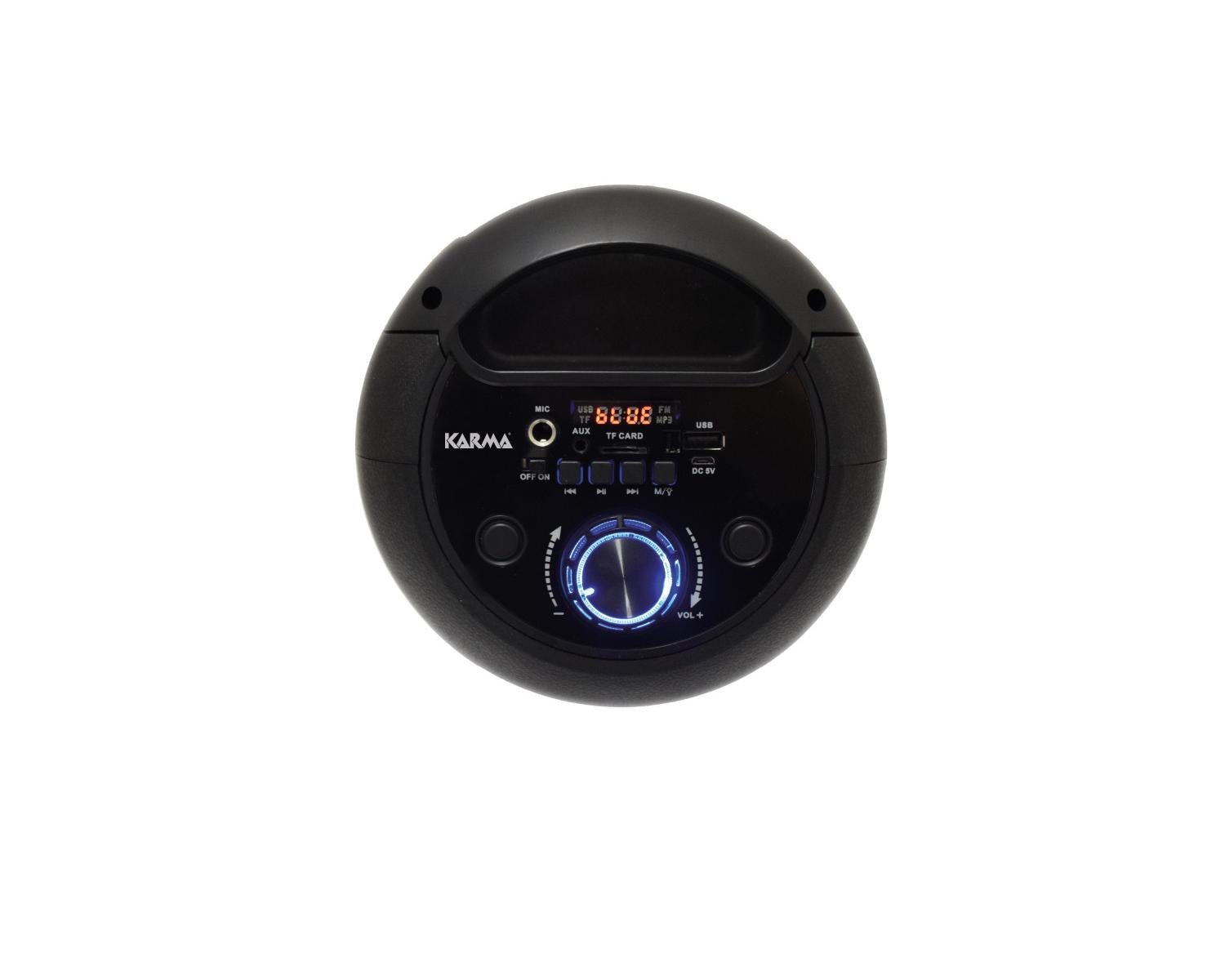 Karma Italiana HPS T252BL altoparlante 1-via Nero Con cavo e senza cavo 20 W