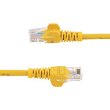 StarTech.com Cavo di rete CAT 5e - Cavo Patch Ethernet RJ45 UTP Giallo da 2m antigroviglio