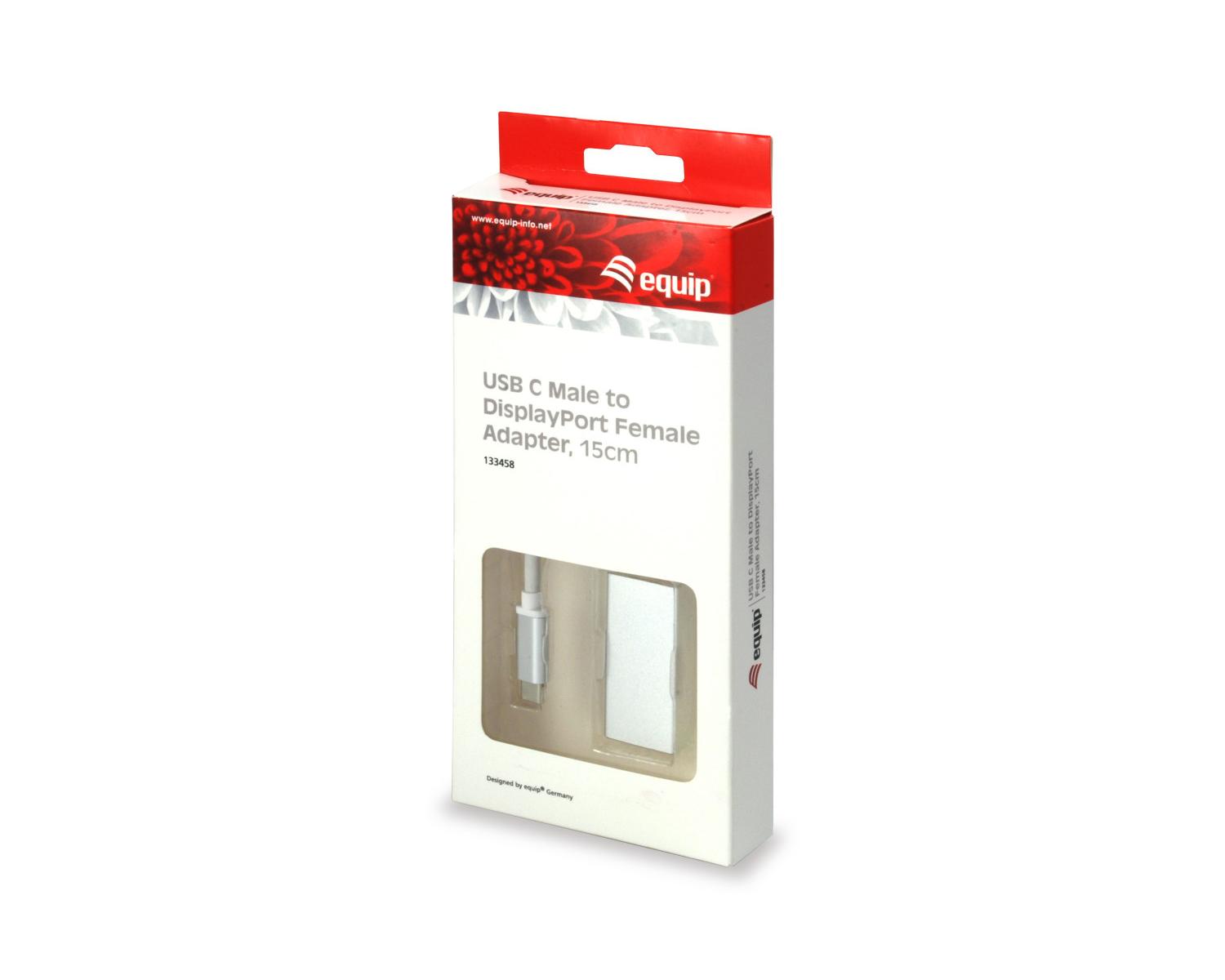 Equip 133458 adattatore grafico USB 4096 x 2160 Pixel Bianco