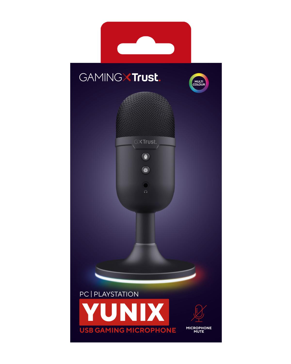 GXT 234P Yunix Microfono USB Gioco e streaming Nero