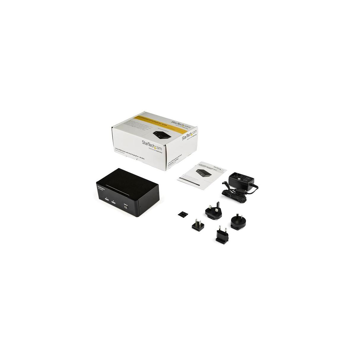 StarTech.com Switch KVM a 2 porte DisplayPort per doppio Monitor - 4k 60hz