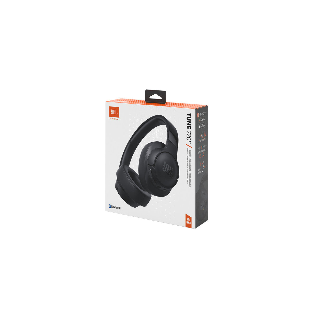 JBL Tune 720BT Cuffie circum-aurali Bluetooth , Nero Venduto come Grado B 6925281967061