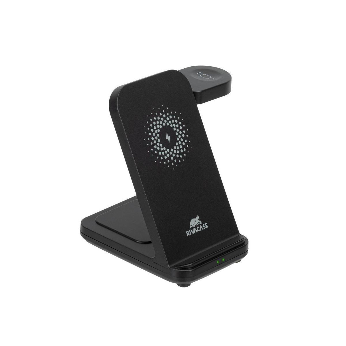 Rivacase VA4916 Caricabatterie per dispositivi mobili Orologio intelligente, Auricolare, Smartphone Nero USB Carica wireless Interno