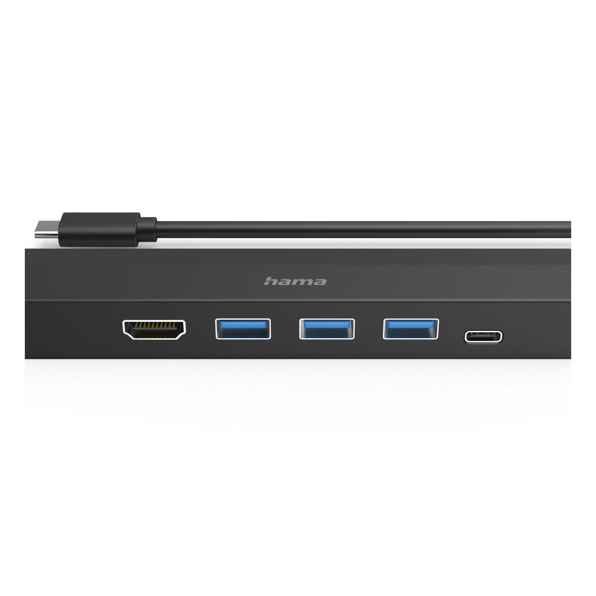 Hama 00200144 hub di interfaccia USB 3.2 Gen 1 (3.1 Gen 1) Type-C 5000 Mbit/s Nero