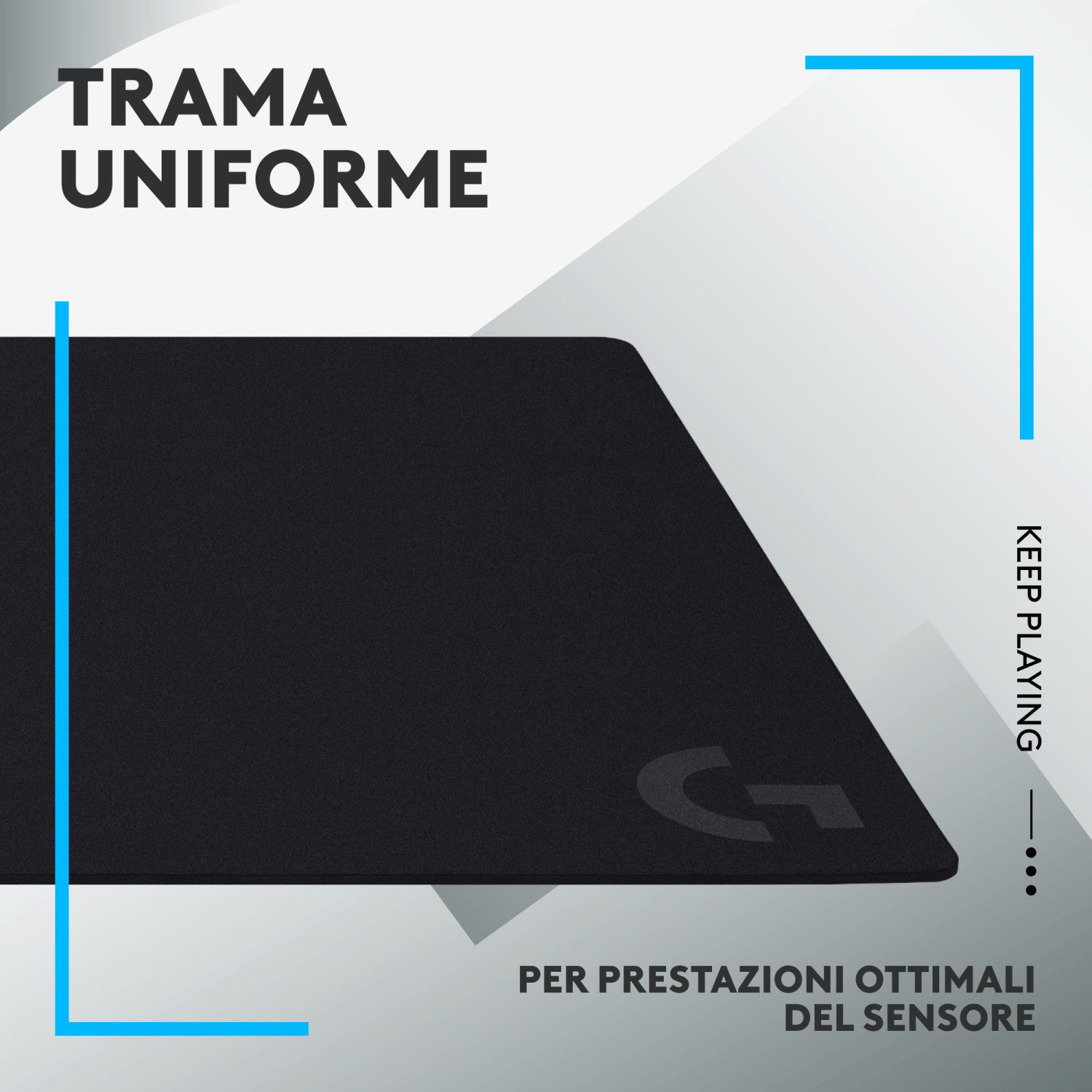 Tappetino Mouse da Gioco da Computer Logitech G 943 000778 G840 Nero