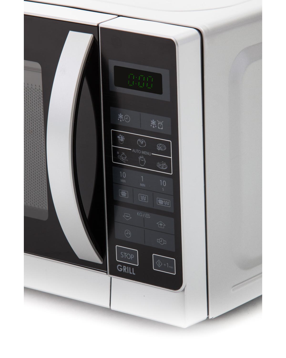 Sharp Home Appliances R742INW forno a microonde Superficie piana Microonde combinato 25 L 900 W Argento