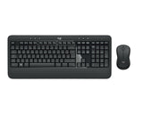 Logitech MK540 Advanced Combo Tastiera e Mouse Wireless per Windows, Ricevitore USB Unifying 2,4 GHz, Tasti di Scelta Rapida Multimediali, Durata Batteria di 3 Anni, per PC, Laptop