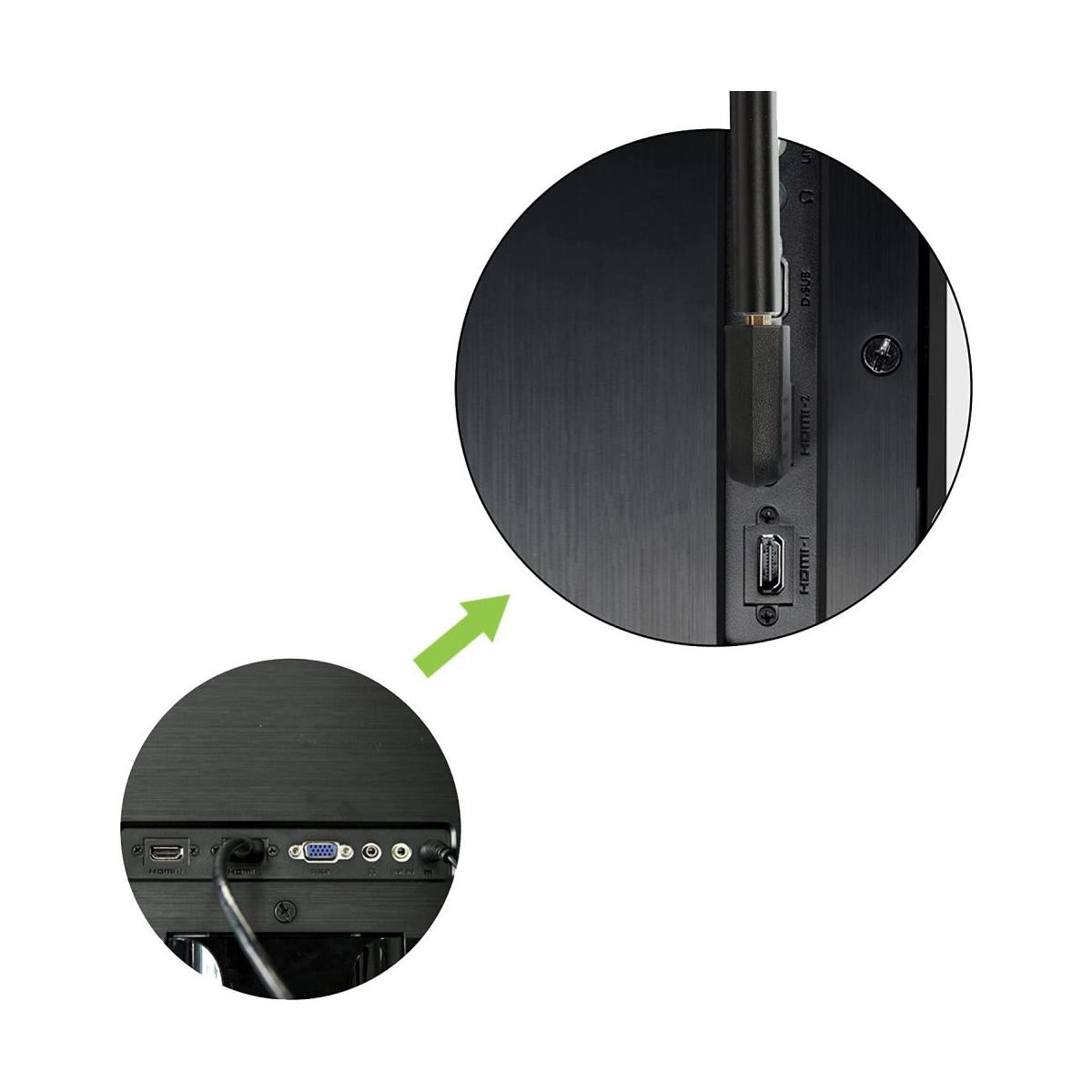 Techly Adattatore HDMI Maschio / Femmina Angolato 90 (IADAP HDMI-R)