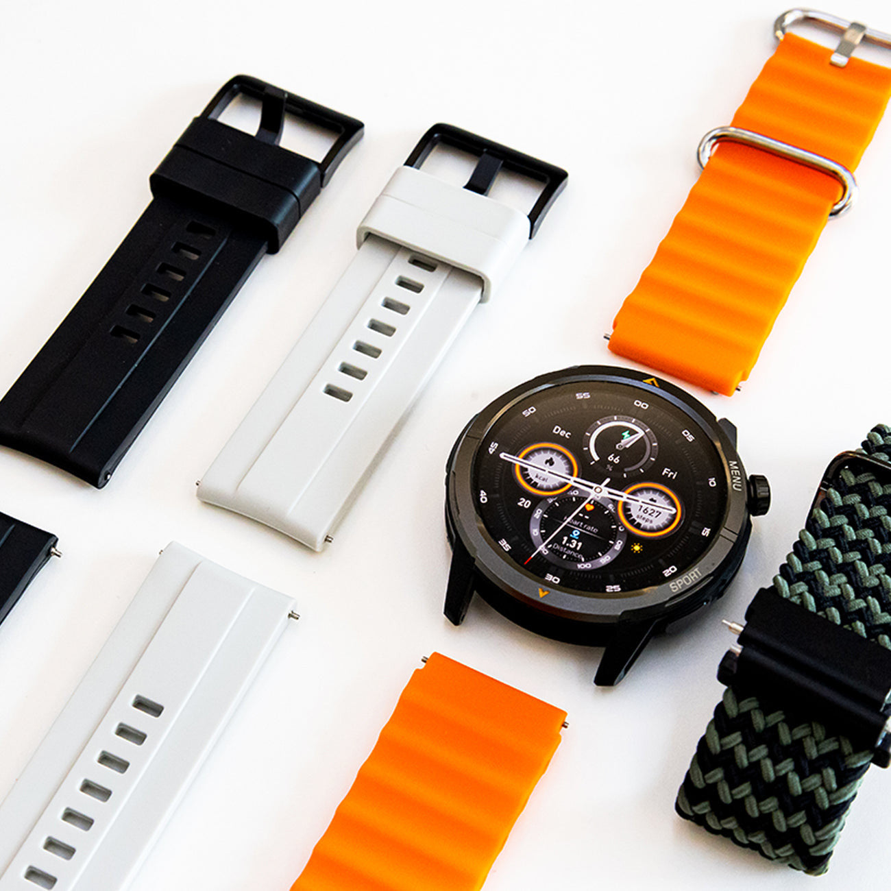 AGM Legion smartwatch AMOLED Digitale Touch screen Nero GPS
